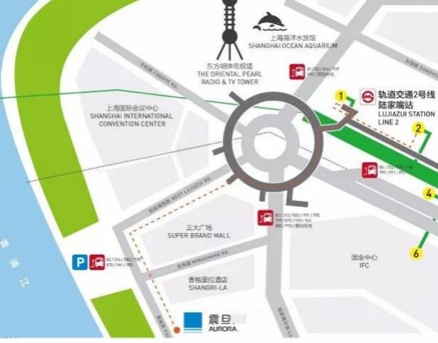 震旦国际大楼区位图